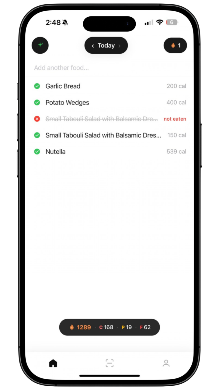 Neve Eats app screenshot